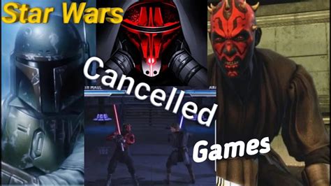 Let S Talk Cancelled Star Wars Games Youtube