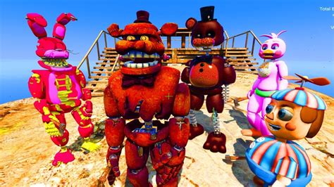 Fnaf Gta 5 Mods АНИМАТРОНИКИ ИЩУТ ДРУЗЕЙ ФНАФ ГТА 5 Youtube