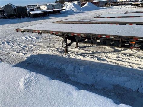 Manac Tandem Flat Deck Hiboy Flatbed Trailer In Spruce Grove