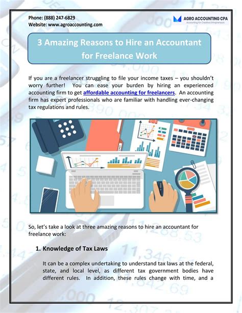 3 Amazing Reasons To Hire An Accountant For Freelance Work By Agro