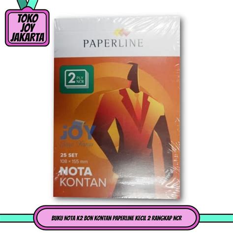 Jual Buku Nota K Bon Kontan Paperline Kecil Rangkap Ncr Shopee