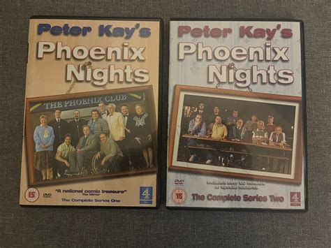 Peter Kays Phoenix Nights Dvds Series 1 And 2 Double Pack Bundle Rare