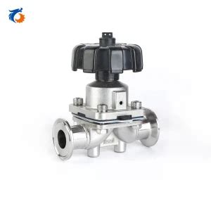 Buy Sanitary Manual Tri Clamp Stainless Steel Ss316 Diaphragm Valve