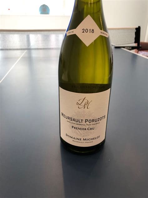 2020 Domaine Michelot Meursault 1er Cru Les Poruzots France Burgundy