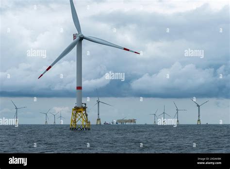 Offshore Wind Farm Nordsee Ost Operator RWE North Of Helgoland