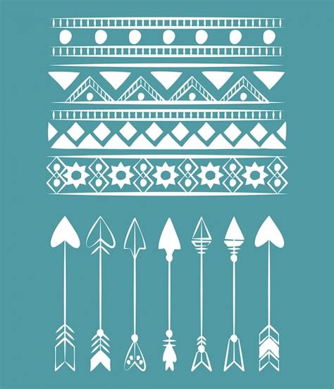 Premium Vector | Decorative boho pattern background