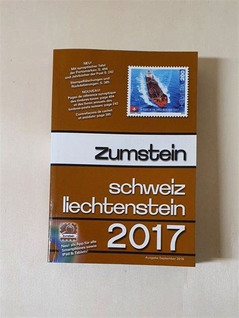 Zumstein Katalog 2017 Schweiz Und Liechtenstein Kaufen Auf Ricardo