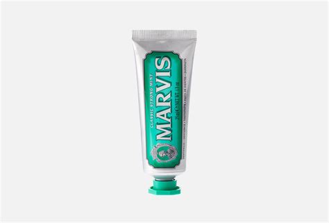 Marvis Зубная паста Classic Strong Mint 25 мл — купить, цена в Москве