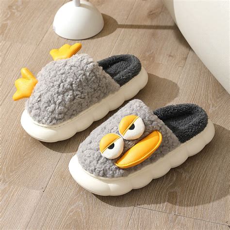 Cute Duck Home Warm Slippers Miggon