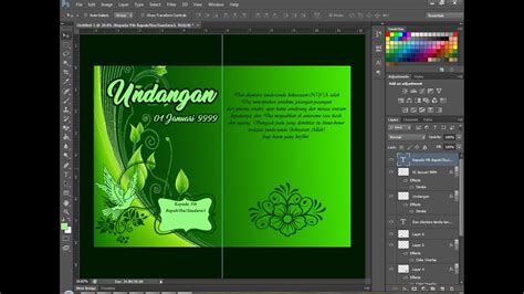 Cara Membuat Undangan Sederhana Dengan Photoshop Coretan