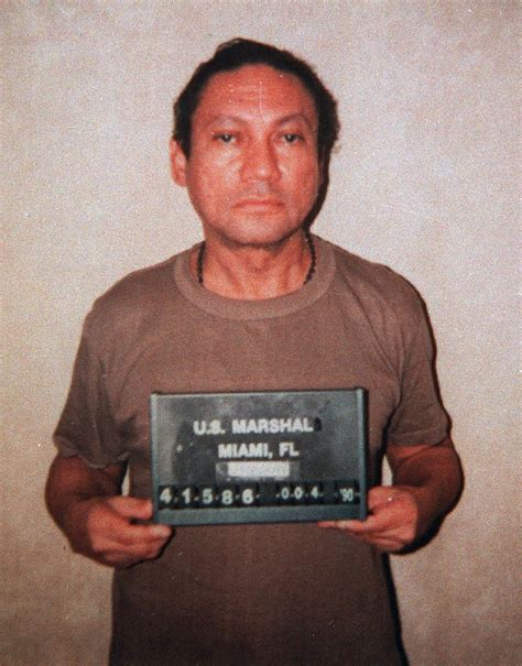 Manuel Noriega Former Panamanian Dictator Ousted By The Us In 1989