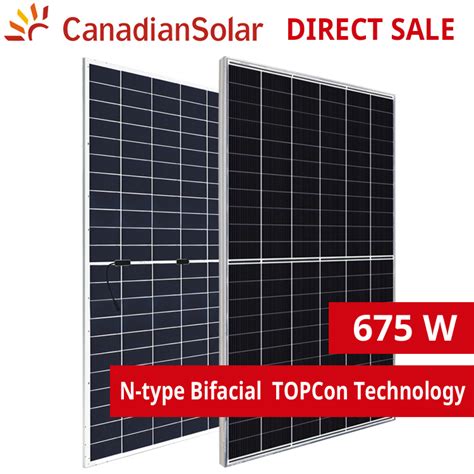 680W High Power Bifacial Module Canadian Solar Topbihiku7 TOPCon