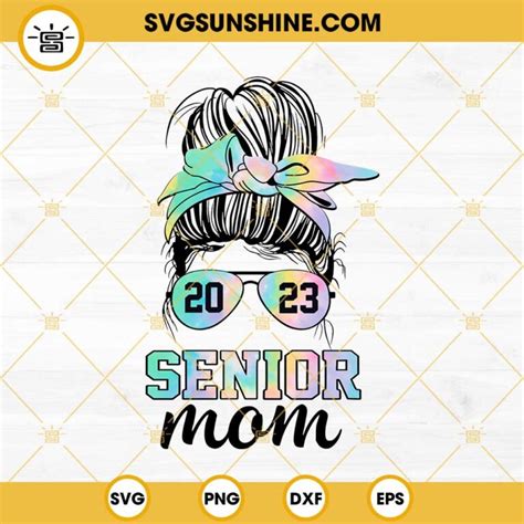 Proud Mom Of A 2023 Graduate Svg Graduation Svg Proud Senior Svg