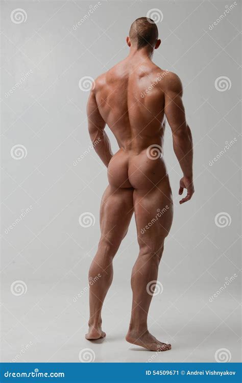 Nude Male Model Stock Image Image Of Anatomy Muscular