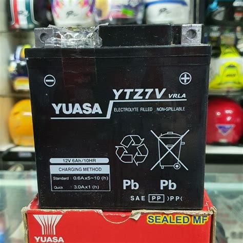 Battery Yuasa Ori Ytz V Yamaha Nmax Nvx Shopee Malaysia