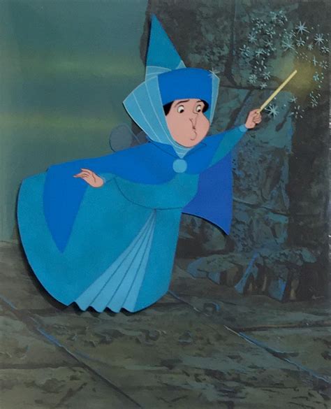 Animation Collection Original Production Animation Cel Of Merryweather From Sleeping Beauty 1959