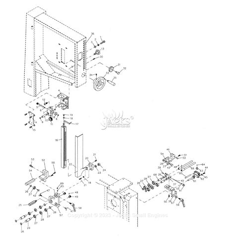 Jet Tools Vbs 18mw 18 Inch Metalwood Cutting Band Saw 414418 Parts Diagram For Parts List 3