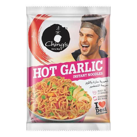 Ching S Secret Hot Garlic Instant Noodles G Online At Best Price Lulu Qatar