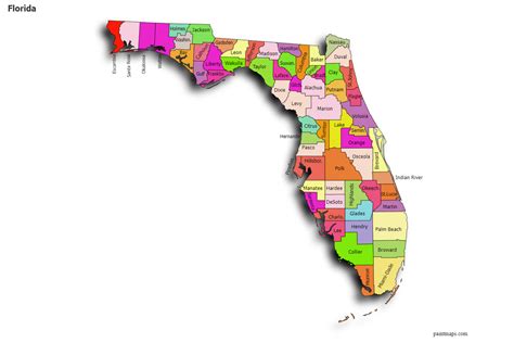 Acantilado Peculiar Adecuado Mapa De Florida Bisonte Amanecer Cerebro