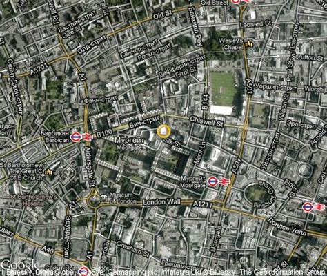 Guildhall School of Music and Drama: popular tourist places, Satellite map - Great Britain ...