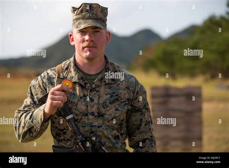 Camp Hansen Okinawa Japan Cpl Canden J Baker Poses For A Picture