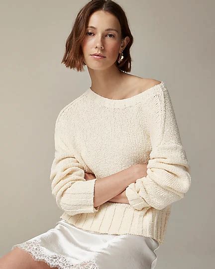 J Crew Relaxed Crewneck Sweater For Women