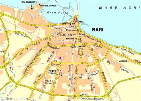 Map of Bari