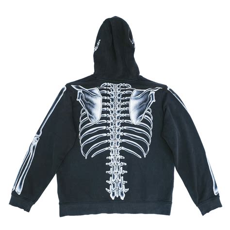 Nike Custom Skeleton Paint Hoodie Size Xl Nike Hoodie Mens Etsy