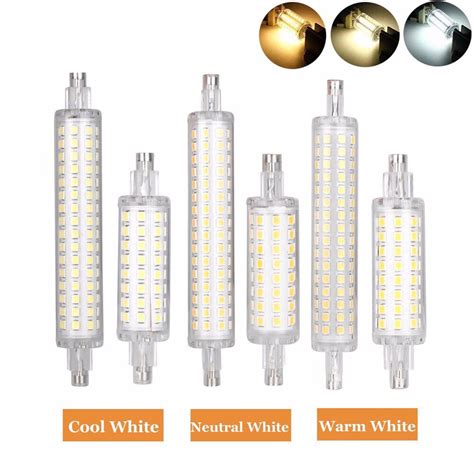 1 2 4 Pack 78mm 118mm Led Floodlight Corn R7s Bulb 12w 16w Replace