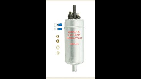 Vw Vanagon Fuel Pump Replacement Youtube