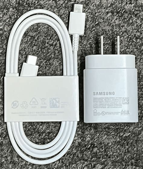 Samsung 25w Usb C Super Fast Wall Charger With Detachable Cable White Ep Ta800