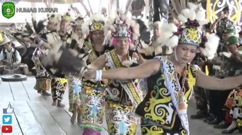 Tari Tradisi Dayak Kenyah Datun Julut Youtube