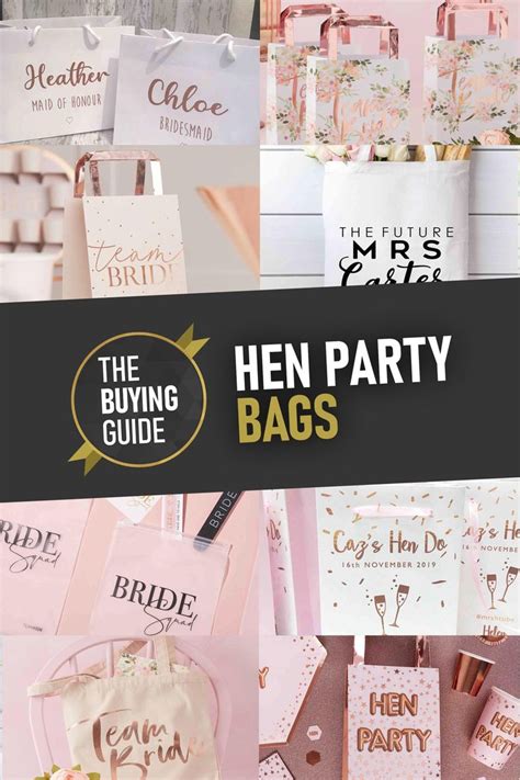 Hen Party Handbook Full Of Planning Advice And Tips Hen Party Bags Bachelorette Party Favor