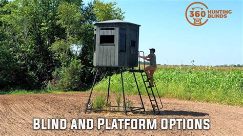 Hunting Blinds Blind Platform And Window Options Youtube