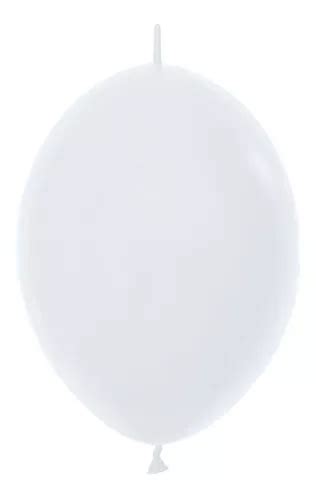 Balao L Tex Link O Loon Polegadas Un Balloons Cor Branco