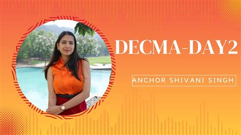 Anchor Shivani Singh Hosted For One Of The Biggest Trading Events Decma