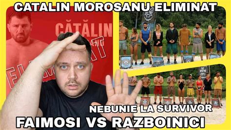 SURVIVOR ROMANIA Cătălin Moroșanu eliminat FAIMOSI VS RAZBOINICI