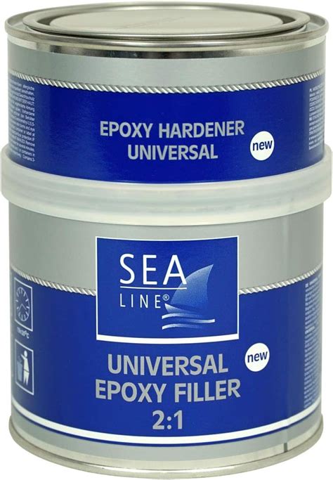 SEA LINE Universal Epoxid Spachtel 2 1 750g Amazon De Baumarkt