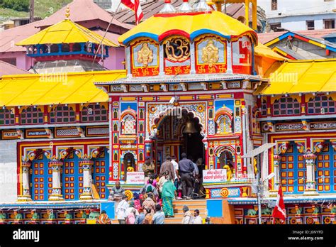 Badrinath temple architecture hi-res stock photography and images - Alamy