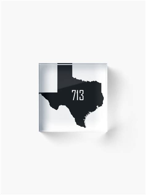 "Houston Texas Area Code 713" Acrylic Block for Sale by krsteele1 ...