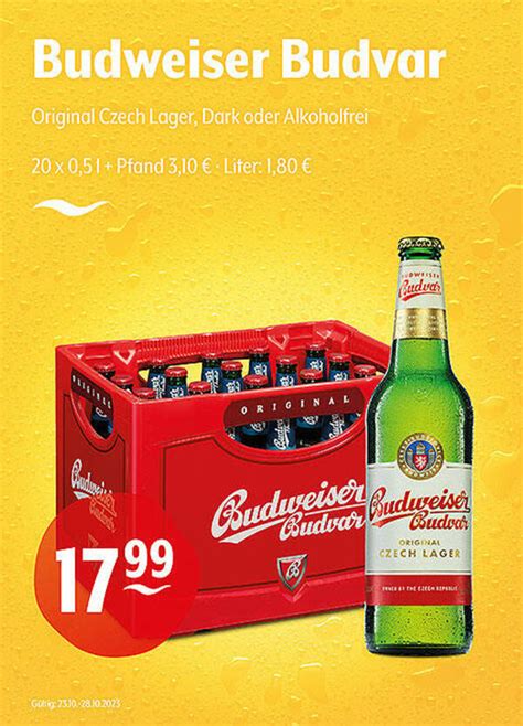 Budweiser Budvar Original Czech Lager Dark Oder Alkoholfrei Von