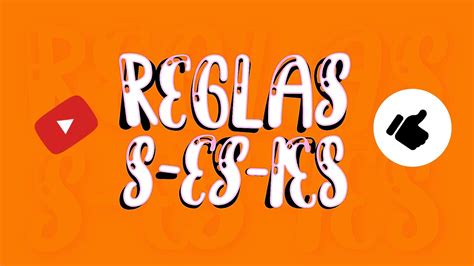 Reglas De La S ES IES Como Utilizarlas En Presente Simple YouTube