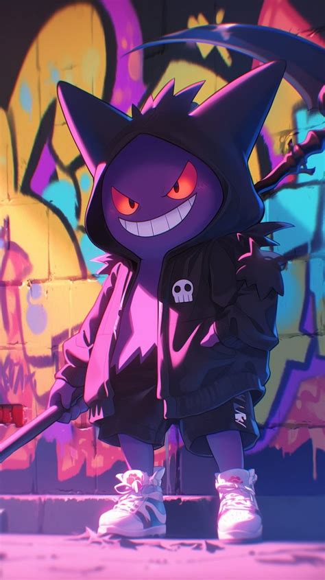 Graffiti Cyberpunk Reaper Gengar Made By Silverbloom In 2024