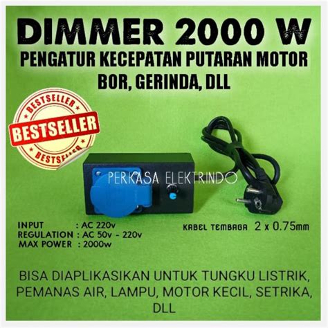 Jual Dimmer W Scr Penurun Tegangan Rpm Cahaya Pemanas Speed Voltage