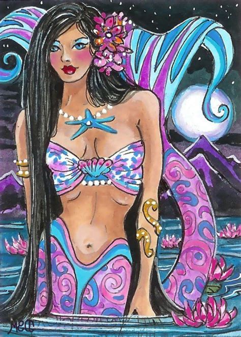 Polynesian Dreams Island Siren Aceo A Real Beauty By Diana S Martin