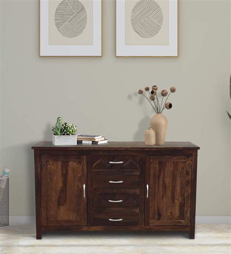 Buy Vinca Sheesham Wood Sideboard In Scratch Resistant Provincial Teak