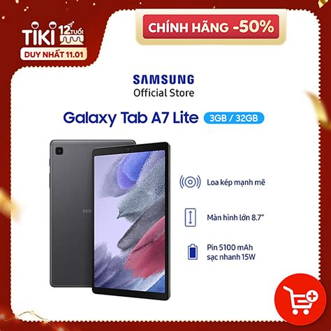 Máy Tính Bảng Samsung Galaxy Tab A7 Lite Lte Sm T225 Hàng Chính Hãng