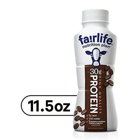 Fair Life Fairlife Nutrition Plan 30g Protein Shake Coffee 11 5 Fl Oz 12 Pk 11 5 Fl Oz