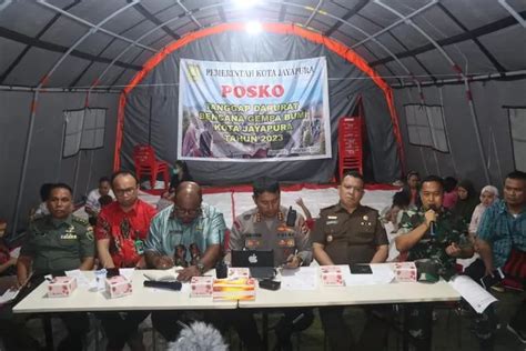 Korban Pengungsian Gempa Bumi M 5 4 Jayapura Bertambah Jadi 2 136 Jiwa