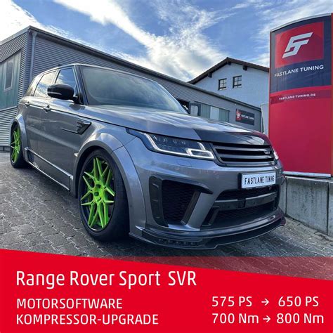 Chiptuning Tuning für den Range Rover Sport SVR Fastlane Tuning